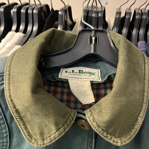 L.L.Bean Chore Coat Barn Jacket Cotton Made in USA - Picture 6 of 6